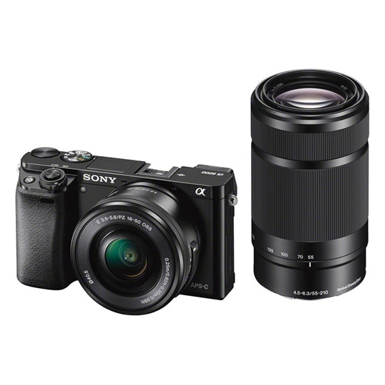 SONY ALPHA 6000 KIT 16-50MM + 55-210MM (ILCE6000Y)- GARANZIA SONY