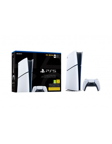 Sony PlayStation 5 Slim Digital 1,02 TB Wi-Fi Nero, Bianco
