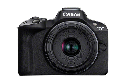 Canon EOS R50, Black + RF-S 18-45 IS STM + RF-S 55-210mm F5-7.1 IS STM Kit MILC 24,2 MP CMOS 6000 x 4000 Pixel Nero
