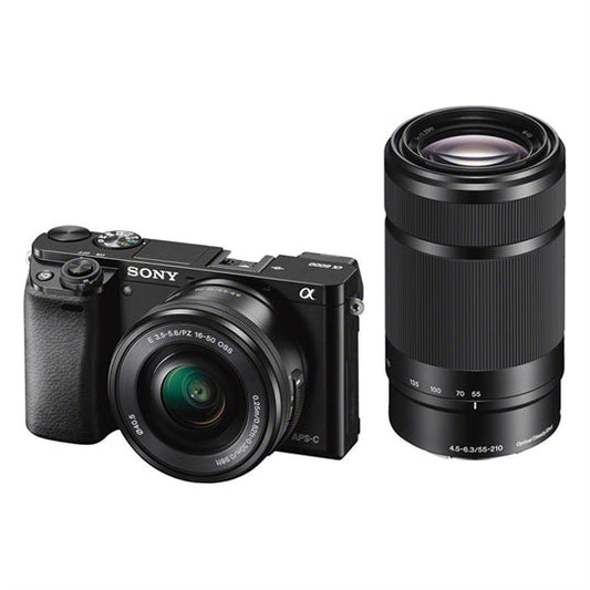 SONY ALPHA 6000 KIT 16-50MM + 55-210MM (ILCE6000Y)- GARANZIA SONY