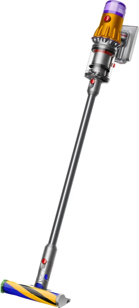 Dyson Scopa Elettrica senza Filo Aspirapolvere senza Sacco Ciclonica Potenza 545 Watt colore Giallo - 448884-01 V12 Detect Slim Absolute