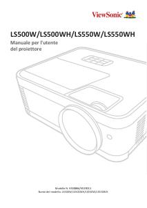 Manuale dell'utente - Viewsonic VIEWSONIC VIDEOPROIETTORE OTTICA CORTA, LED WXGA, 2000 Lumens, 300000:1, 360 GRADI, HDMI, USB, LAN