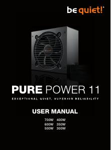 Manuale dell'utente - be quiet! be quiet! Pure Power 11 500W alimentatore per computer 20+4 pin ATX ATX Nero