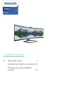 Manuale dell'utente - Philips Philips P Line Display LCD curvo in 32:9 SuperWide 499P9H/00