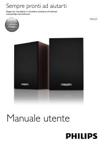 Manuale dell'utente - Philips SPEAKER PHILIPS SPA20/00 7W USB COLORE LEGNO MARRONE