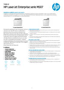 Volantino - HP HP STAMP. LASER A4 B/N, LASERJET ENTERPRISE M507DN, 43PPM, FRONTE/RETRO, USB/LAN
