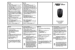 Manuale dell'utente - Adj MOUSE WIRELESS OTTICO ESSENTIAL 5TA 800/1200/1600DPI CON RICEVITORE ADJ