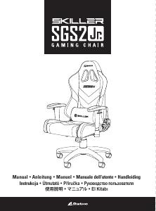 Manuale dell'utente - Sharkoon Sharkoon Skiller SGS2 Jr. Sedia per gaming universale Seduta imbottita Nero, Rosa