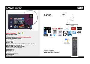 Volantino - Zephir ZEPHIR TV 24" LED HD READY SMART ANDROID DVB/T2/S2 TAG24-8900 (MISE)