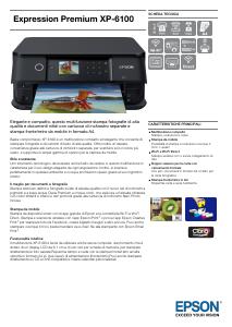 Volantino - Epson EPSON Expression Premium XP-6100 Drucker Scanner Kopierer WLAN