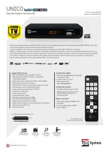 Volantino - TELE System TELE System UNICO T2HEVC/01 Terrestre Full HD Nero