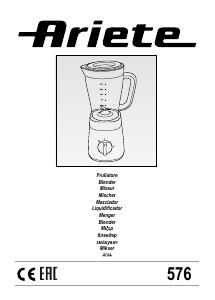 Manuale dell'utente - Ariete Ariete 0576/03 Frullatore Breakfast Dark Grey