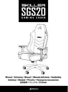 Manuale dell'utente - Sharkoon SHARKOON SEDIA GAMING SKILLER SGS20 IN PELLE SINTETICA SEDUTA E SCHIENALE IMBOTTITO NERO E ROSSO