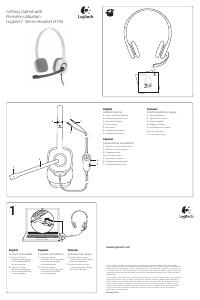 Manuale dell'utente - Logitech H150 - STEREO HEADSET H150 COCONUT STEREO HEADSET H150 COCONUT - 981-000350 - 981-000350