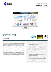 Volantino - EIZO EIZO FlexScan EV3285-WT LED display 80 cm (31.5") 3840 x 2160 Pixel 4K Ultra HD Bianco