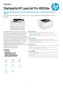 Volantino - HP HP LaserJet Pro 4002 dw Drucker - s/w - Duplex -Laser - (2Z606F)