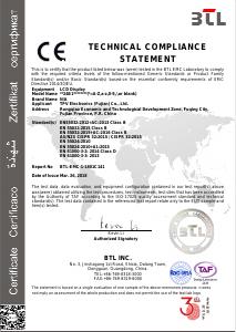 CE Certification - AOC AOC B1 24B1H Monitor PC 61 cm (24") 1920 x 1080 Pixel Full HD LED Nero