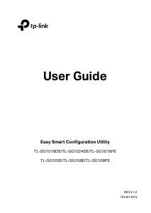User Guide - TP-LINK TP-LINK TL-SG1016DE Gestito L2 Gigabit Ethernet (10/100/1000) Nero