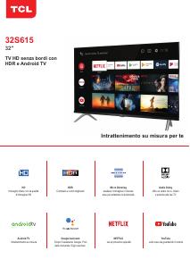 Volantino - TCL TCL 32S615 TV 81,3 cm (32") HD Smart TV Wi-Fi Nero