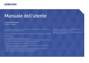 Manuale dell'utente - Samsung MONITOR 27" FHD CURVED 4MS         1920 X 1080 16