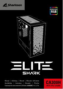 Manuale dell'utente - Sharkoon Sharkoon ELITE SHARK CA300H Tower Bianco