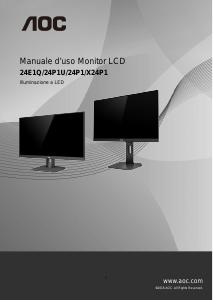 Manuale dell'utente - AOC AOC E1 24E1Q Monitor PC 60,5 cm (23.8") 1920 x 1080 Pixel Full HD LED Nero