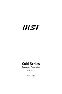 Manuale dell'utente - MSI PC MSI CUBI 5 I3-1215U NO HD/RAM M.2+2,5" 4U3 DP/H USBC BT WIFI