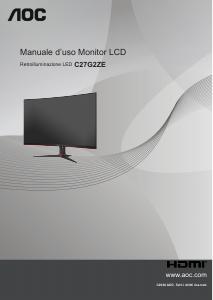 Manuale dell'utente - AOC AOC C27G2ZE -  Full HD VA Curved 240Hz Gaming Monitor - 27 inch (C27G2ZE)