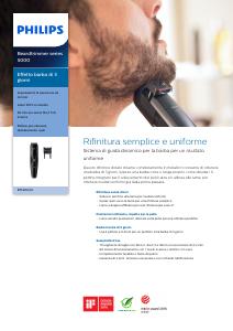 Volantino - Philips REGOLABARBA LAVABILE 5000 GHIERA   REGOLAZ.0,4-10