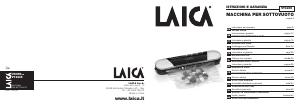 Manuale dell'utente - LAICA LAICA VACUUM MACHINE VT3205 9L/MIN. BLACK AND SILVER