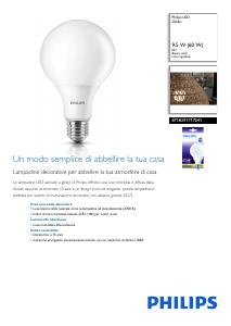 Volantino - Philips LAMP.LED GLOBO E27 9,5-60W LUM.806     CF004
