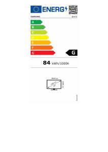 EU etichetta energetica - Samsung MON 43DS VA 4K 700NIT 4000:1 WIFI HDMI QH43C  24/7 LAN DP MM