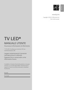 Manuale dell'utente - LG TV 75" LED UHD SMART TV WIFI 4K DVB-T2 ALEXA GOOGLE NEW S2 HOTEL