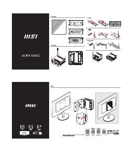 Quickstart Guide - MSI PC MSI CUBI 5 I3-1215U NO HD/RAM M.2+2,5" 4U3 DP/H USBC BT WIFI