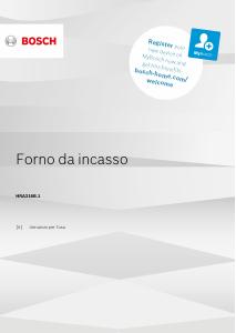 Manuale dell'utente - Bosch FORNO 71 LT MULTI10 VAPORE80% INOX