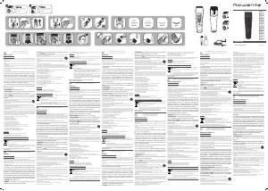 Manuale dell'utente - Rowenta Rowenta Advancer TN5201 , Tagliacapelli, Lame autoaffilanti in acciaio Inox - (ROW TN5201F4 TAGLIACAPEL ADVANCER)