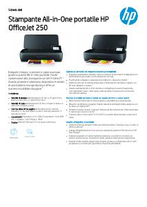 Volantino - HP HP OfficeJet 250 Getto termico d'inchiostro A4 4800 x 1200 DPI 10 ppm Wi-Fi