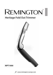Manuale dell'utente - Remington Remington MPT1000 rasoio da uomo Cromo, Acciaio inossidabile - (REM RASOIO RIFINITOR DOPPIO PETT MPT1000)