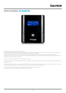 Volantino - VULTECH VULTECH UPS 1050VA GRUPPO DI CONTINUITA LINE INTERACTIVE CON LCD