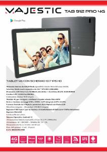 Volantino - New Majestic Majestic Tab-912 PRO 4+64GB 10.1" 4G Grey ITA