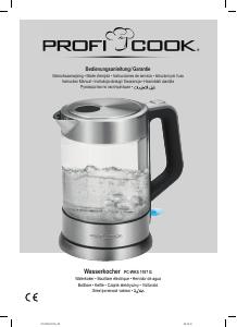 Manuale dell'utente - ProfiCook PROFI-COOK BOLLIACQUA 'WKS1107G' VETRO 1,5L 2200W PROFICOOK            