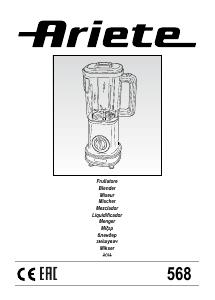Manuale dell'utente - Ariete Ariete Frullatore Vintage Celeste - (ARI 0568 FRULLATORE CELESTE)