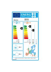 EU etichetta energetica - Hisense COND. HISENSE 24000BTUA++/A+ HALO +MOD.WIFI GOOGLE/ALEXA