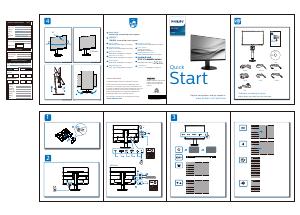 Quick Start Guide - Philips Philips 252B9/00 63,4cm (25") WUXGA Monitor IPS-LED 16:10 HDMI/DP/DVI/VGA 5ms