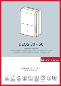 Manuale dell'utente - Ariston DEUMIDIF 30LT 58M.QUADRI C/UMIDOST.BIANCO GAS R29