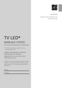 Manuale dell'utente - LG LG 50NANO80P 127 cm (50") 4K Ultra HD Smart TV Wi-Fi Nero