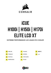Manuale dell'utente - Corsair Corsair iCUE H150i ELITE LCD XT Liquid CPU Cooler (CW-9060075-WW)