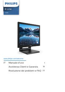 Manuale dell'utente - Philips 17  5:4 TOUCH screen monitor con pannello antiriflesso 10 punti touch Projected capacitive technology IP 54 palm rejection vga d