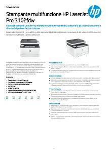Volantino - HP HP LaserJet Pro MFP 3102fdw                  3G630F#B19 (3G630F#B19)