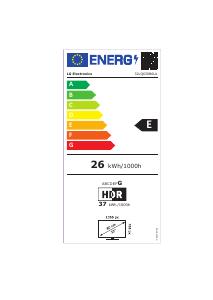 EU etichetta energetica - LG LG 32LQ630B6LA TV 81,3 cm (32") HD Smart TV Wi-Fi Nero